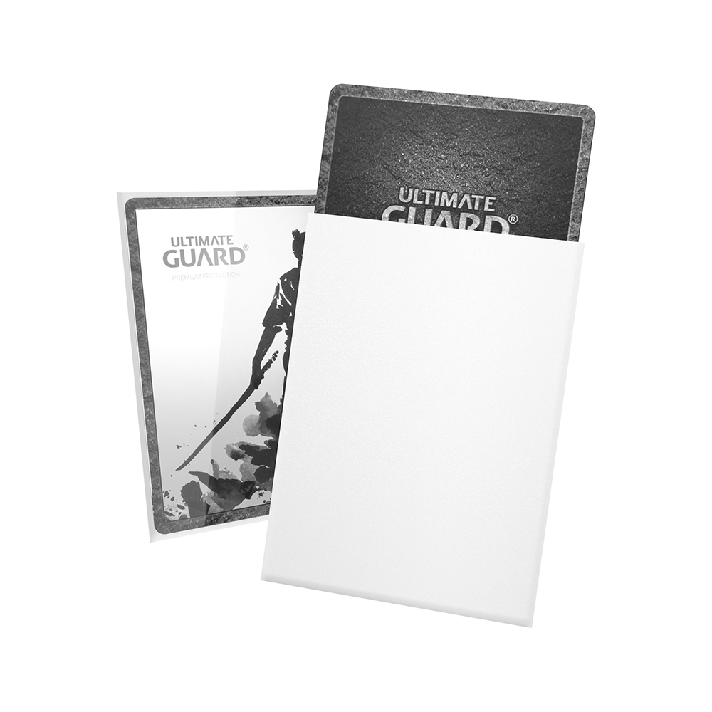 Katana Standard Size Sleeves - White (100-Pack) - Ultimate Guard Card Sleeves