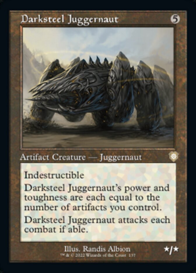 Darksteel Juggernaut - The Brothers' War Commander (BRC)