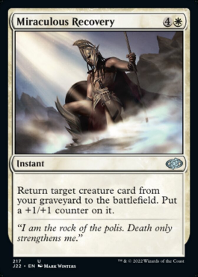 Miraculous Recovery - Jumpstart 2022 (J22)