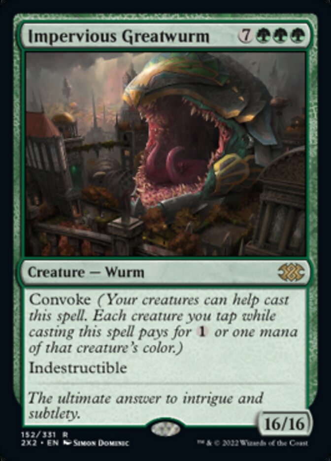 Impervious Greatwurm - Double Masters 2022 (2X2)