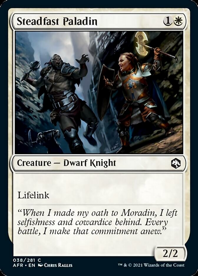Steadfast Paladin - Adventures in the Forgotten Realms (AFR)