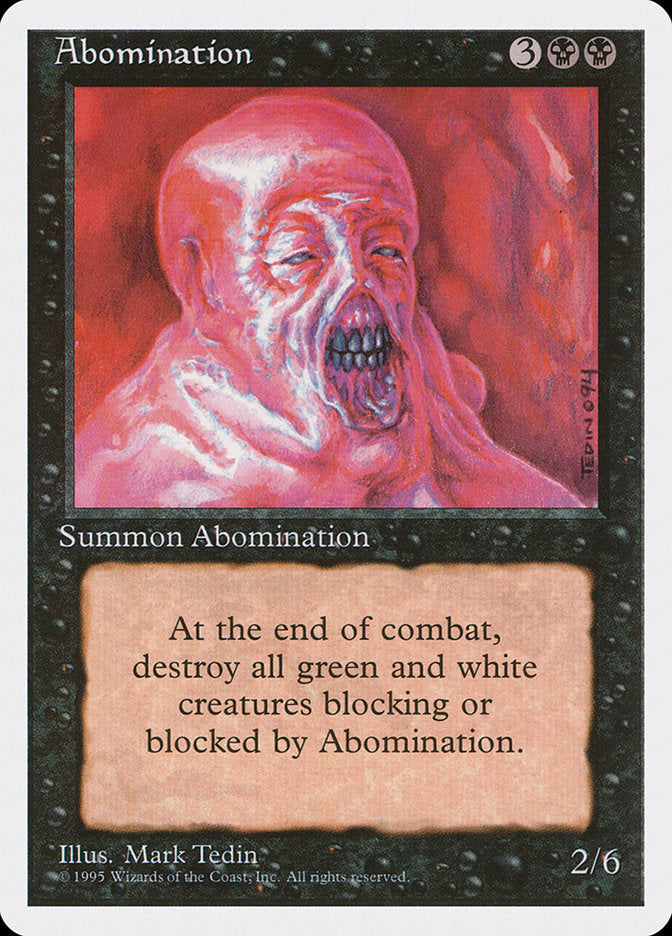 Abomination - Fourth Edition (4ED)
