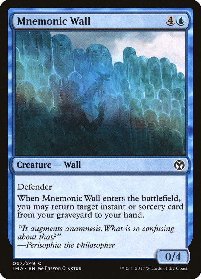 Mnemonic Wall - Iconic Masters (IMA)