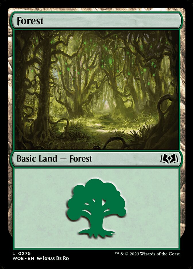 Forest (275) - Wilds of Eldraine (WOE)