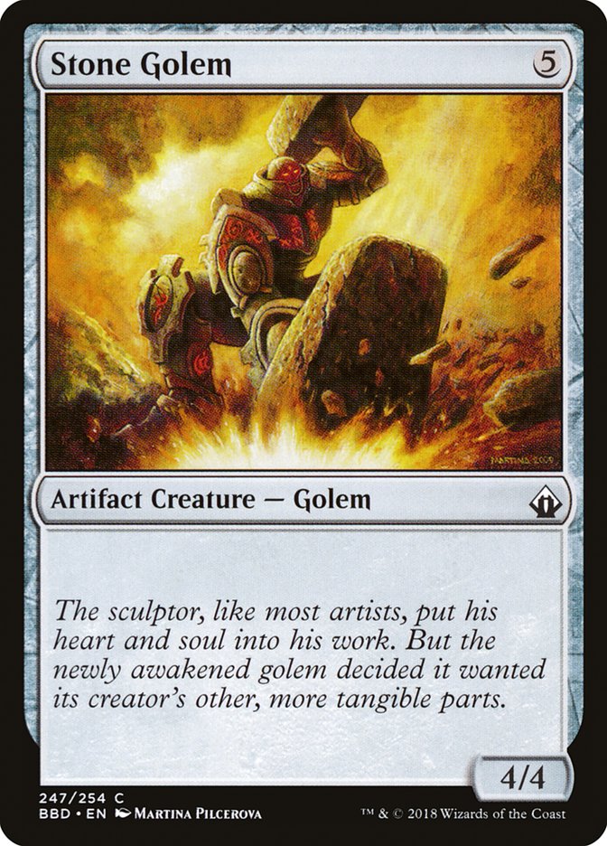 Stone Golem - Battlebond (BBD)
