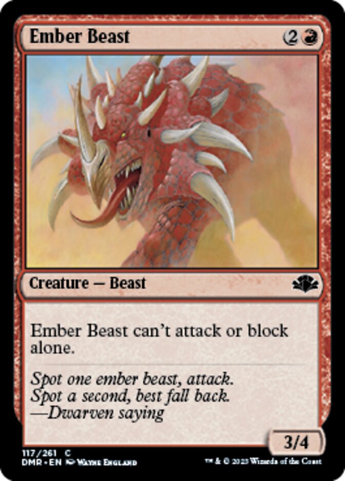 Ember Beast - Dominaria Remastered (DMR)