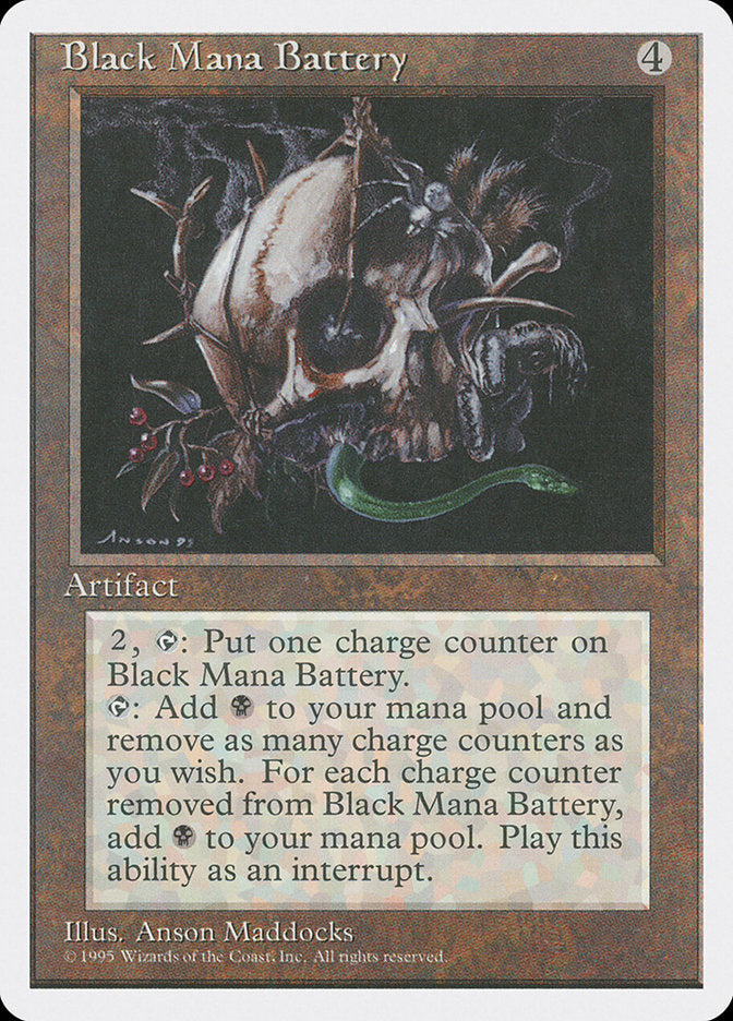 Black Mana Battery - Fourth Edition (4ED)