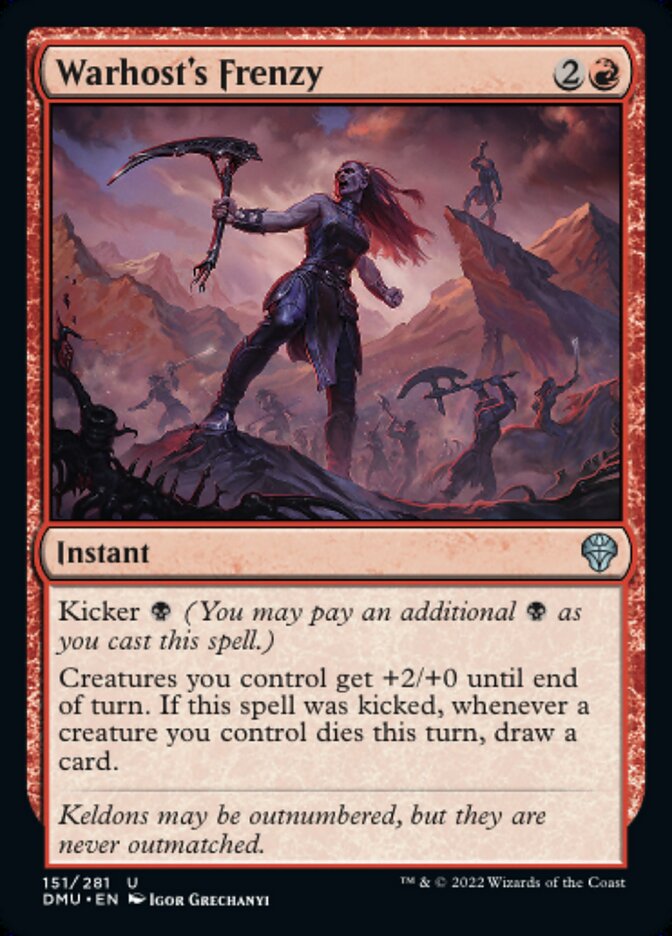 Warhost's Frenzy - Dominaria United (DMU)