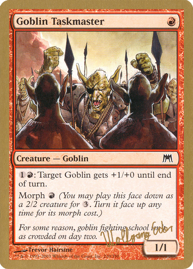 Goblin Taskmaster - World Championship Decks 2003 (WC03)