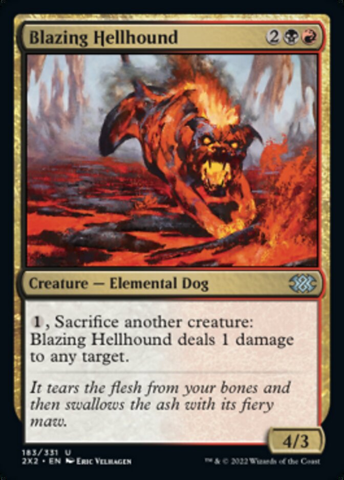 Blazing Hellhound - Double Masters 2022 (2X2)