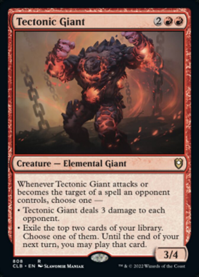 Tectonic Giant - Commander Legends: Battle for Baldur's Gate (CLB)