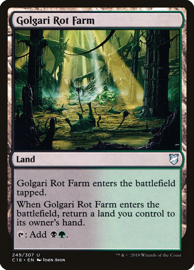 Golgari Rot Farm - Commander 2018 (C18)