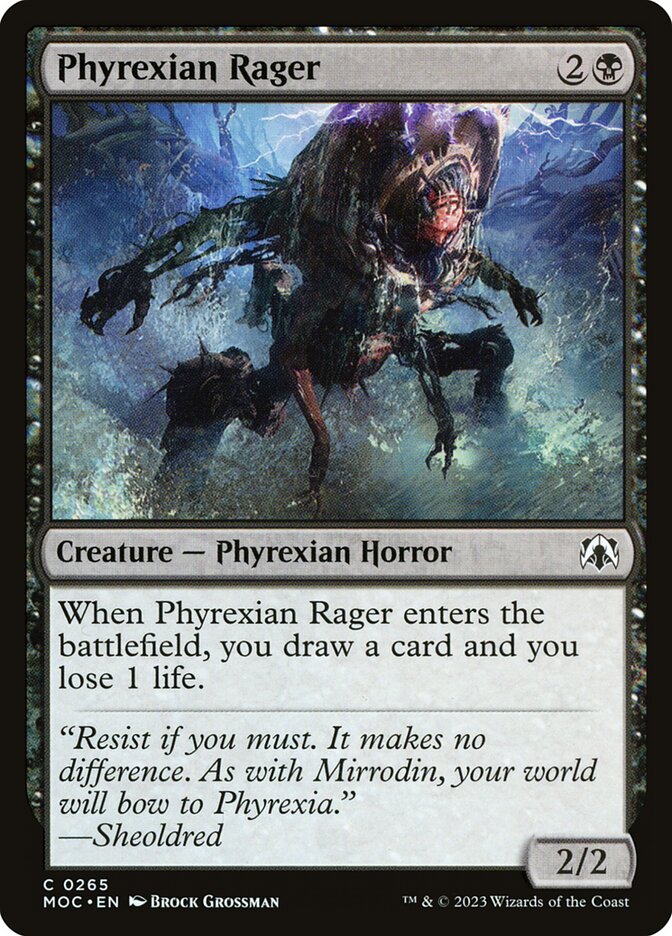 Phyrexian Rager - March of the Machine Commander (MOC)