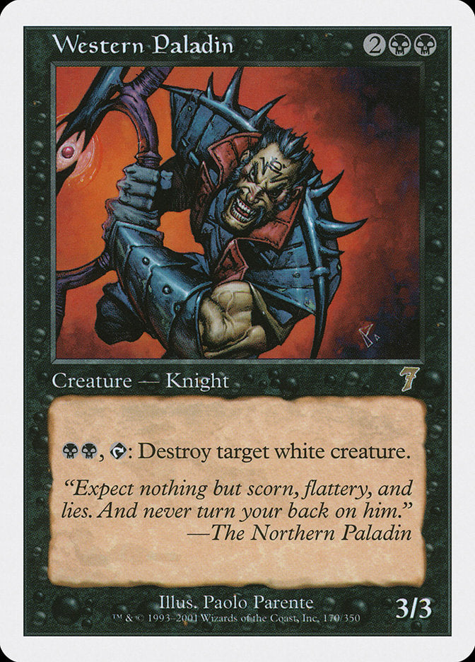 Western Paladin - Seventh Edition (7ED)