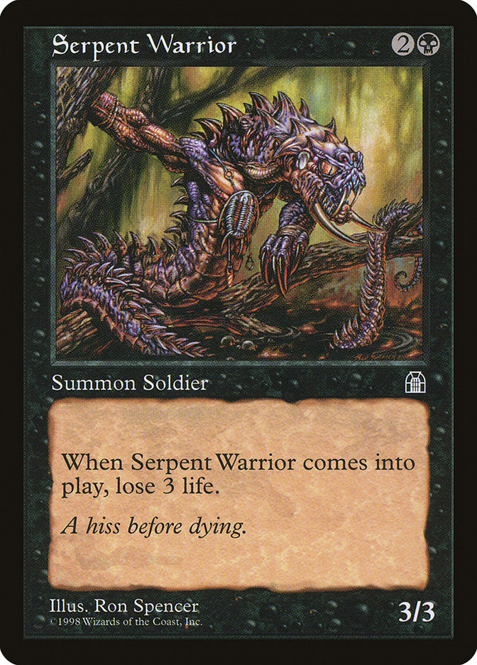Serpent Warrior - Stronghold (STH)
