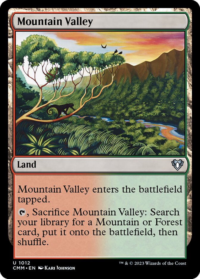 Mountain Valley - Commander Masters (CMM)