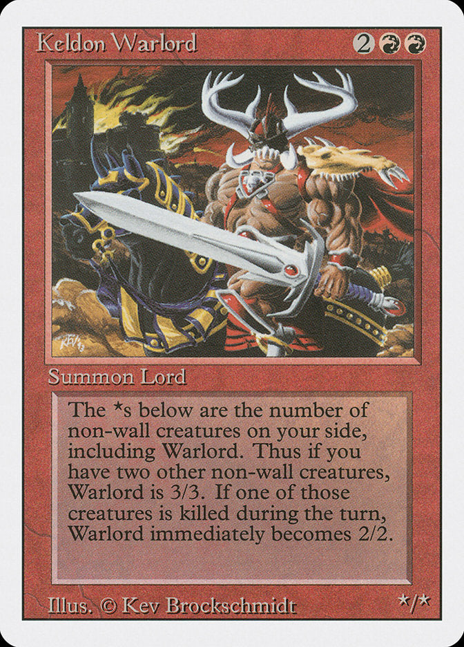 Keldon Warlord - Revised Edition (3ED)