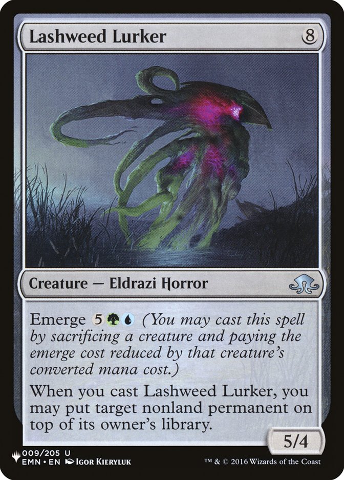 Lashweed Lurker - The List (PLIST)