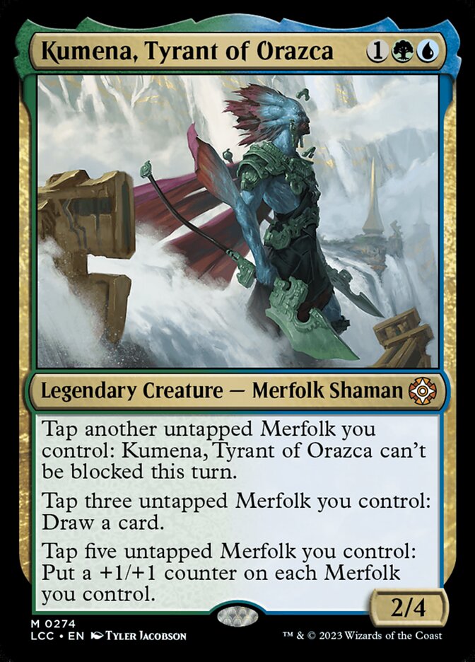 Kumena, Tyrant of Orazca - Lost Caverns of Ixalan Commander (LCC)