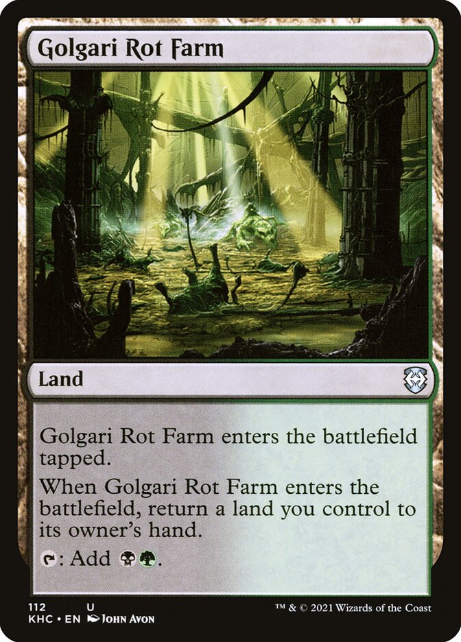 Golgari Rot Farm - Kaldheim Commander (KHC)