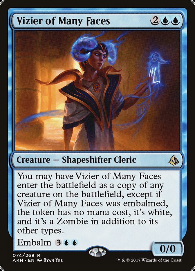 Vizier of Many Faces - Amonkhet (AKH)