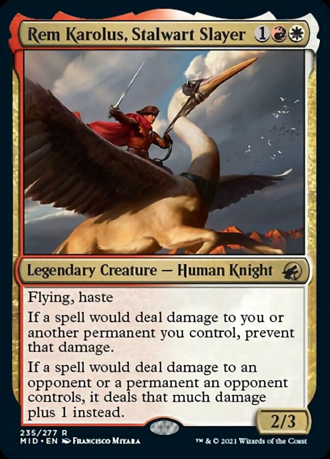 Rem Karolus, Stalwart Slayer - Innistrad: Midnight Hunt (MID)