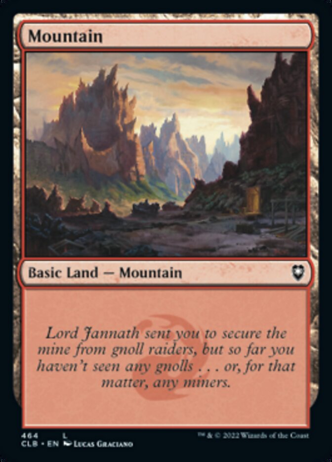 Mountain (464) - Commander Legends: Battle for Baldur's Gate (CLB)