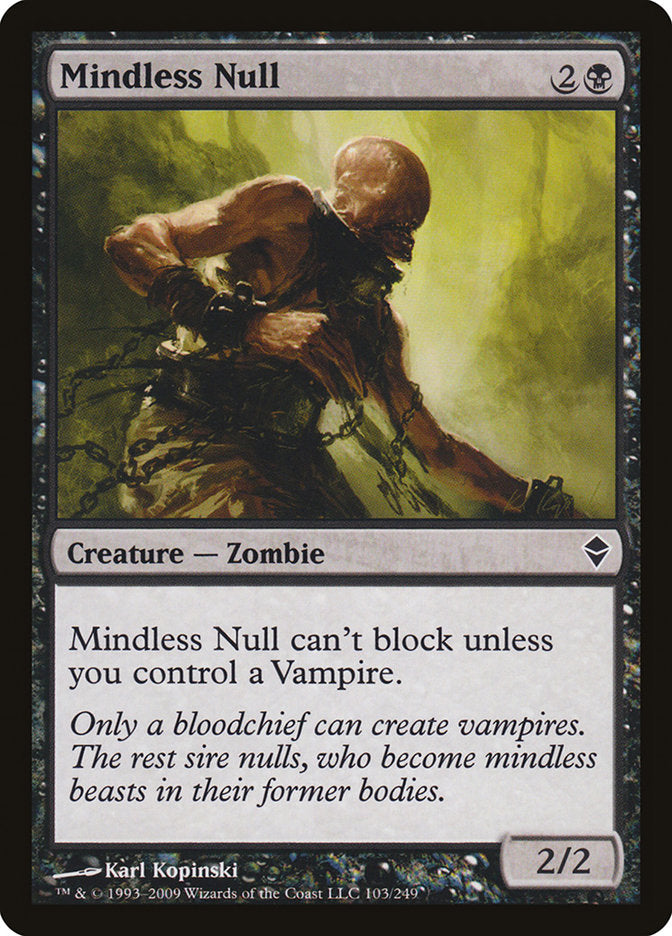 Mindless Null - Zendikar (ZEN)