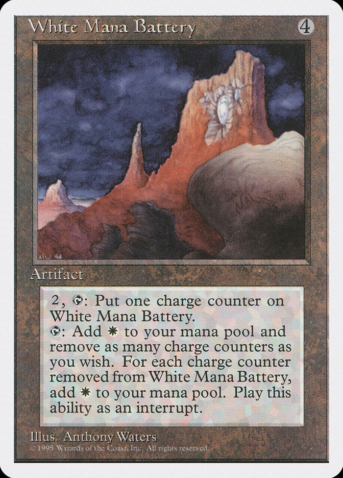 White Mana Battery - Fourth Edition (4ED)