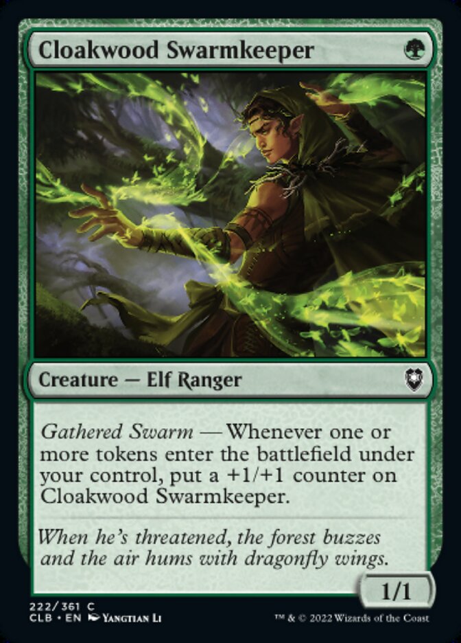 Cloakwood Swarmkeeper - Commander Legends: Battle for Baldur's Gate (CLB)