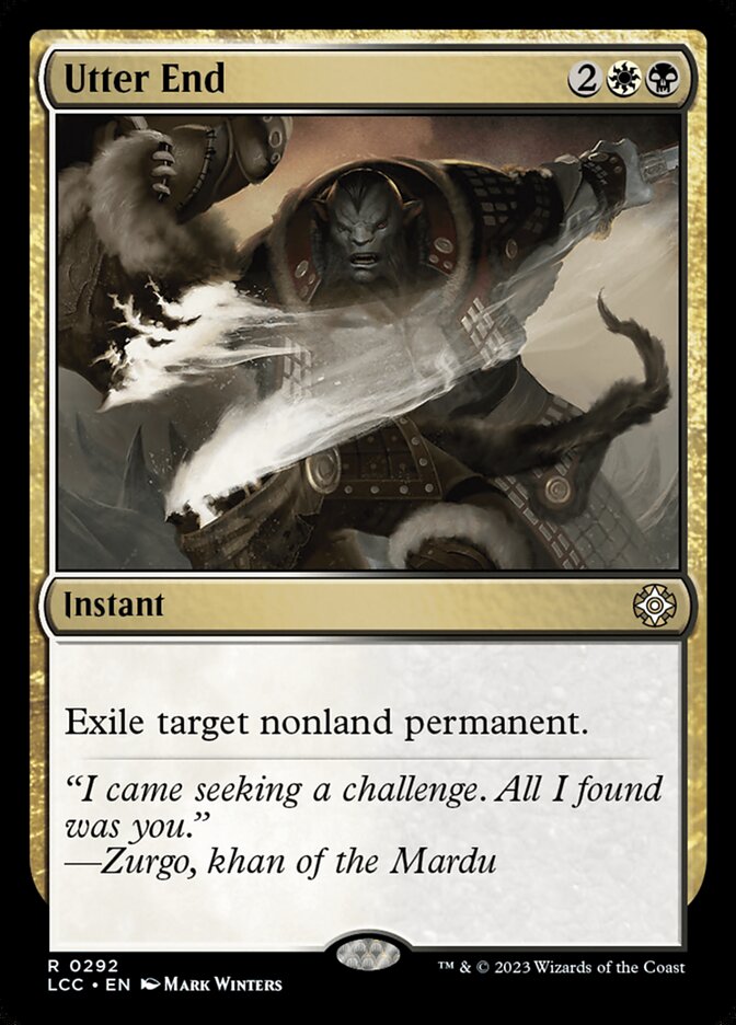 Utter End - Lost Caverns of Ixalan Commander (LCC)