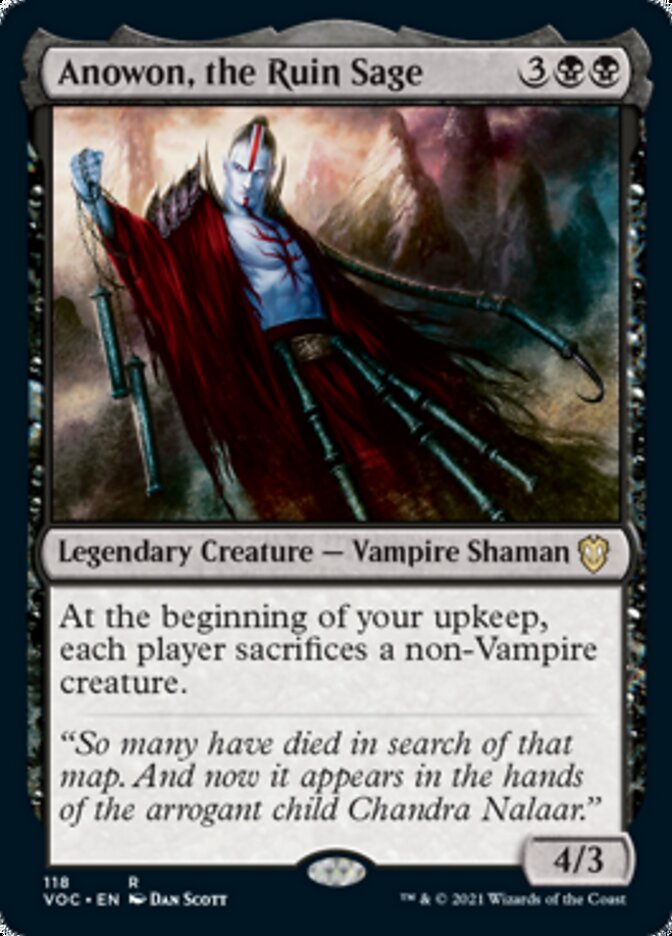 Anowon, the Ruin Sage - Crimson Vow Commander (VOC)