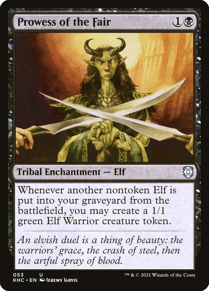 Prowess of the Fair - Kaldheim Commander (KHC)