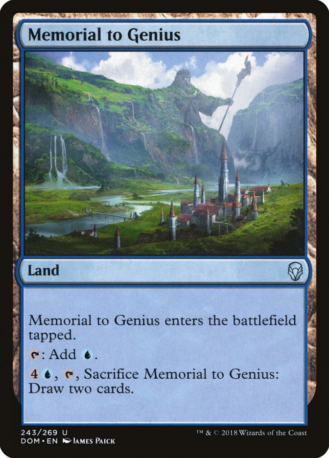 Memorial to Genius - Dominaria (DOM)