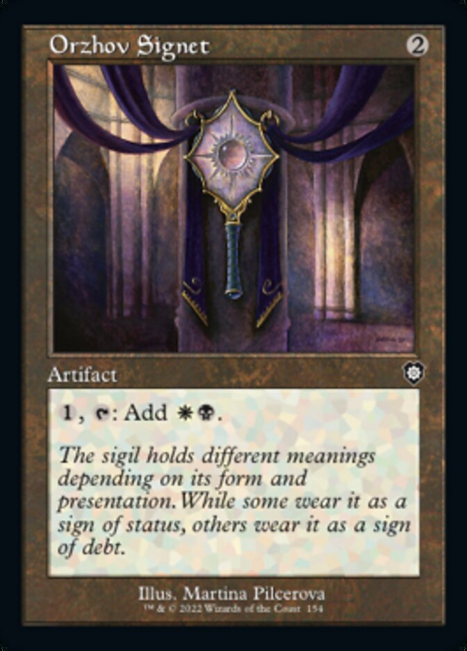 Orzhov Signet - The Brothers' War Commander (BRC)