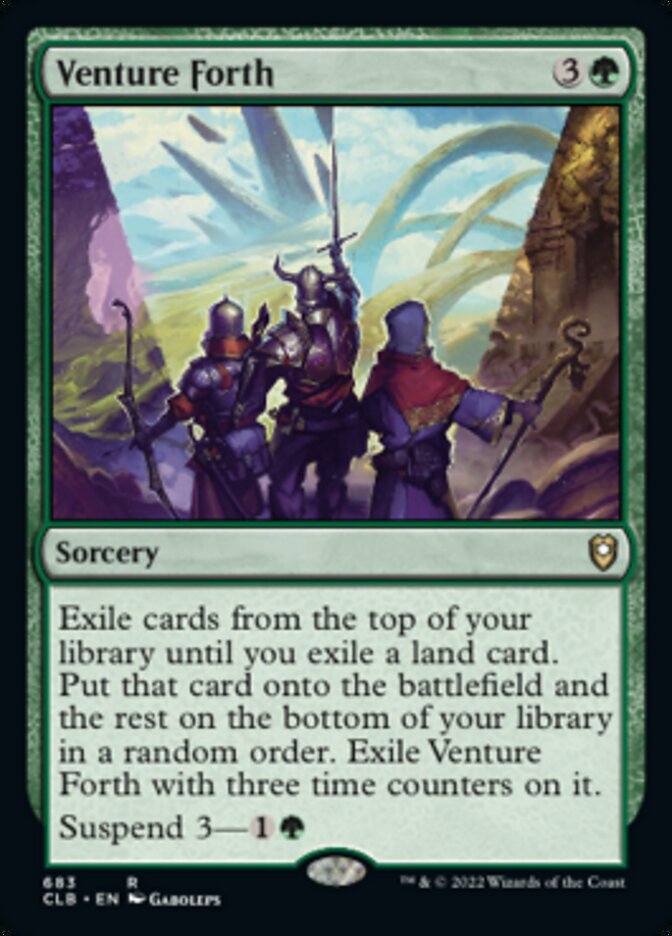 Venture Forth - Commander Legends: Battle for Baldur's Gate (CLB)