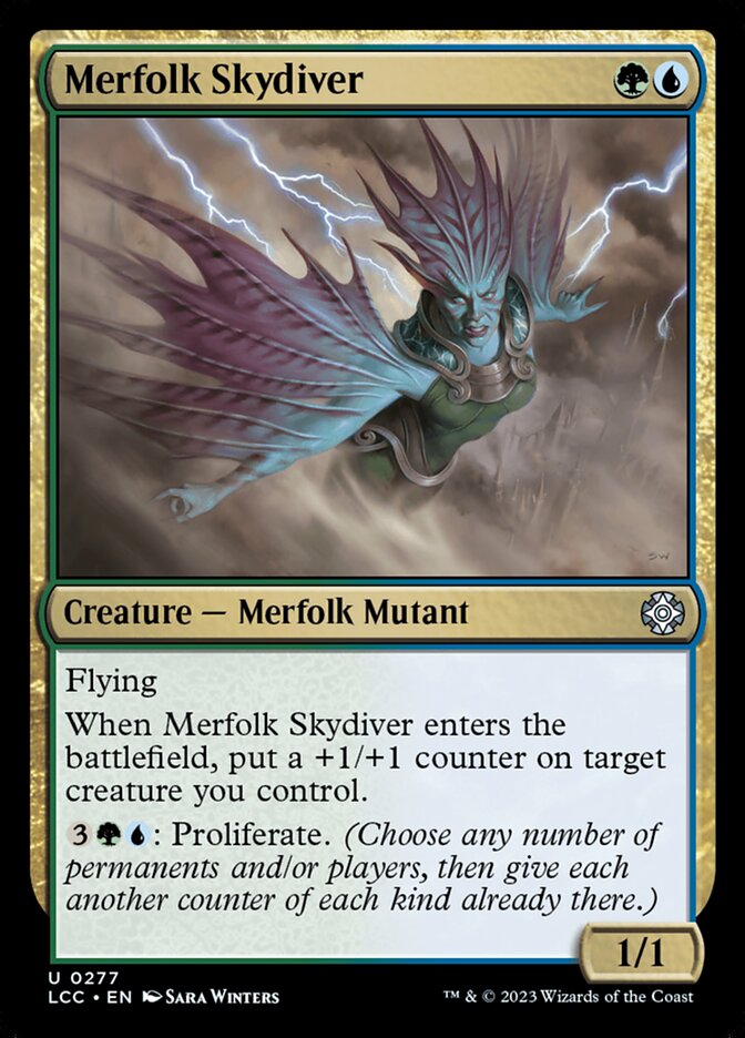 Merfolk Skydiver - Lost Caverns of Ixalan Commander (LCC)