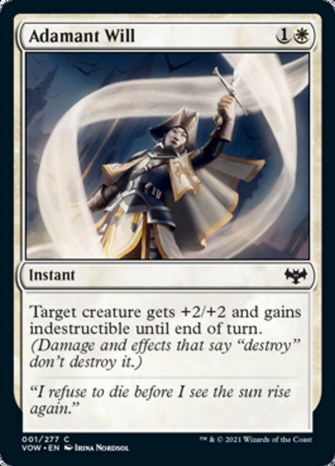 Adamant Will - Innistrad: Crimson Vow (VOW)
