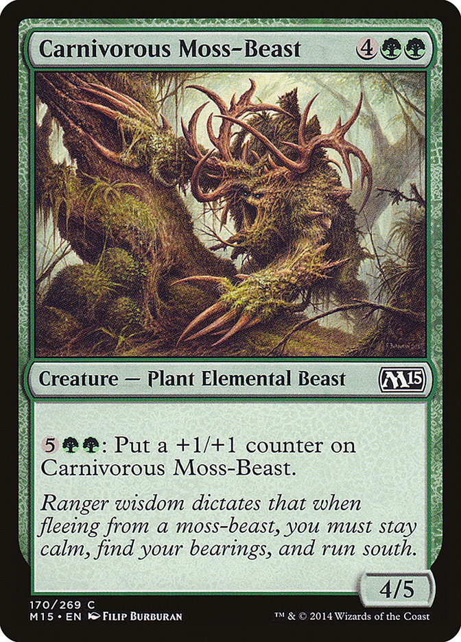 Carnivorous Moss-Beast - Magic 2015 (M15)