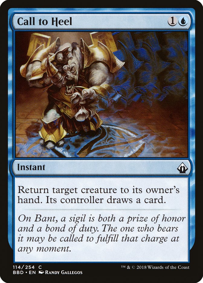 Call to Heel - Battlebond (BBD)