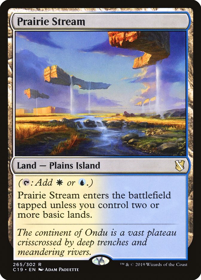 Prairie Stream - Commander 2019 (C19)