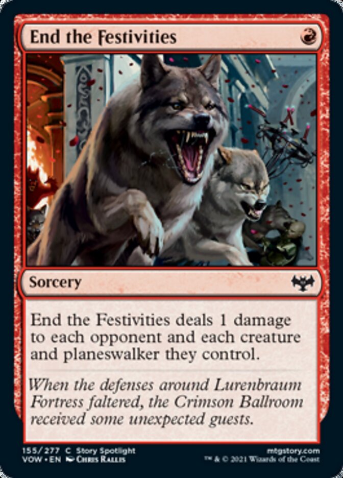 End the Festivities - Innistrad: Crimson Vow (VOW)