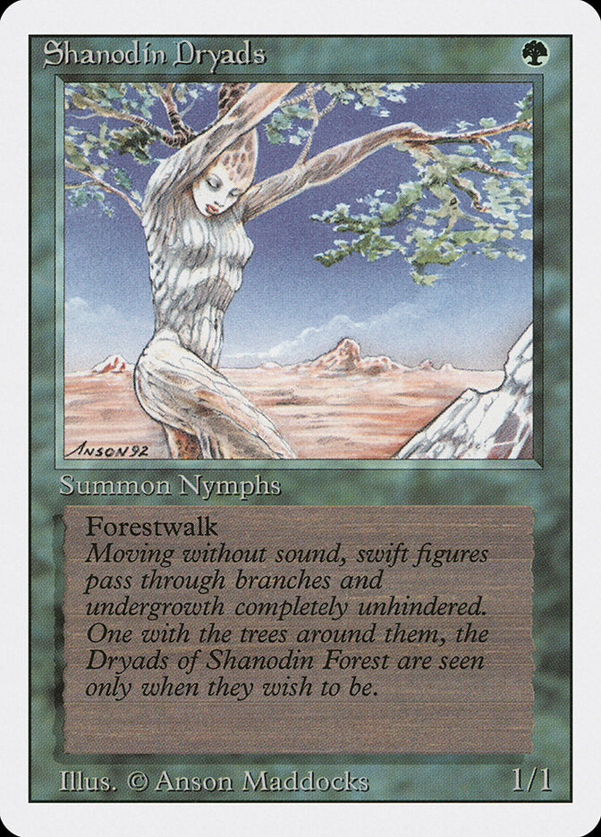Shanodin Dryads - Revised Edition (3ED)