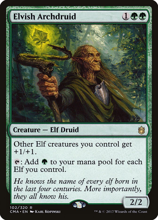 Elvish Archdruid - Commander Anthology (CMA)
