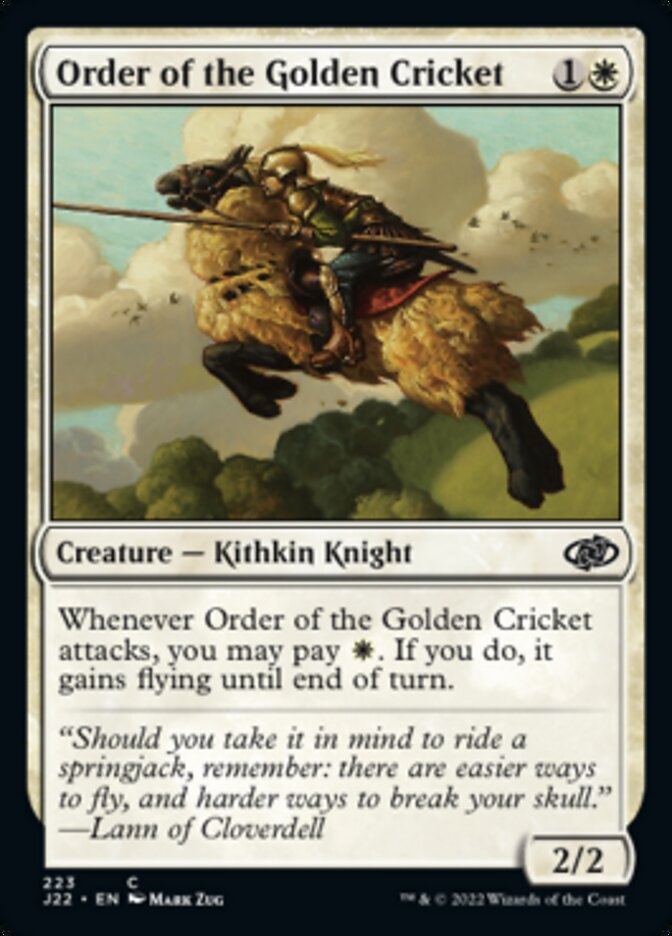 Order of the Golden Cricket - Jumpstart 2022 (J22)