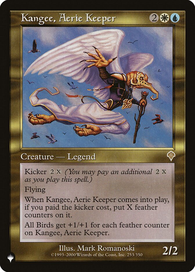 Kangee, Aerie Keeper - The List (PLIST)
