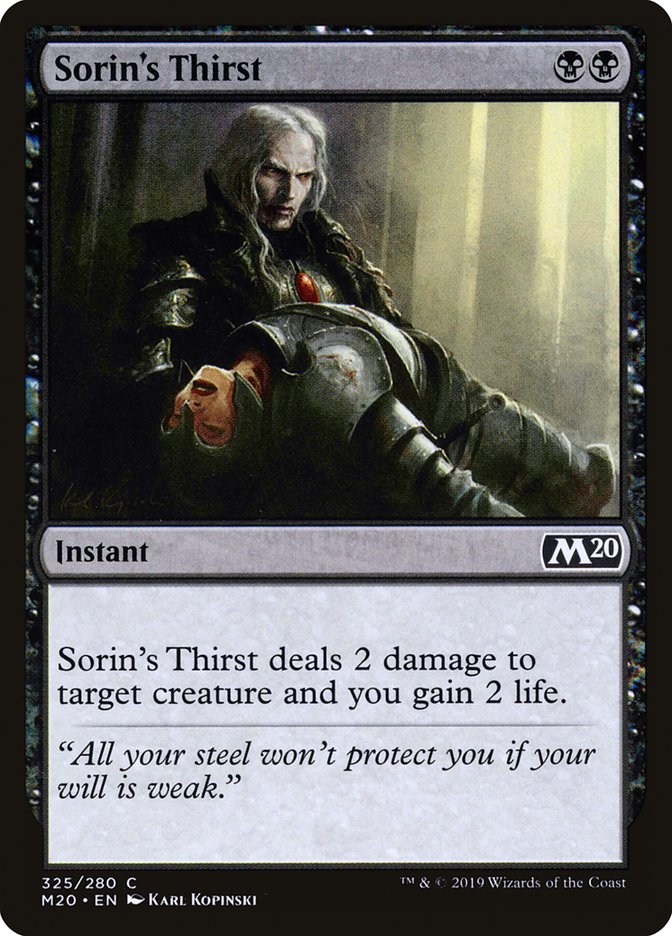 Sorin's Thirst - Core Set 2020 (M20)