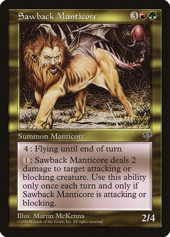 Sawback Manticore - Mirage (MIR)