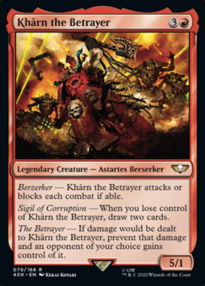 Khârn the Betrayer - Warhammer 40,000 Commander (40K)