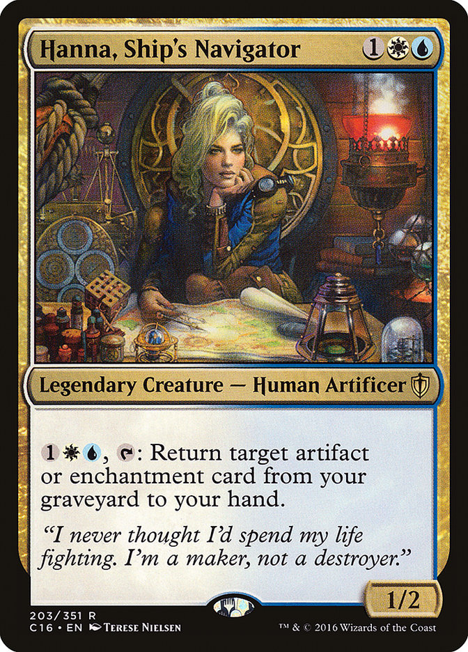 Hanna, Ship's Navigator - Commander 2016 (C16)